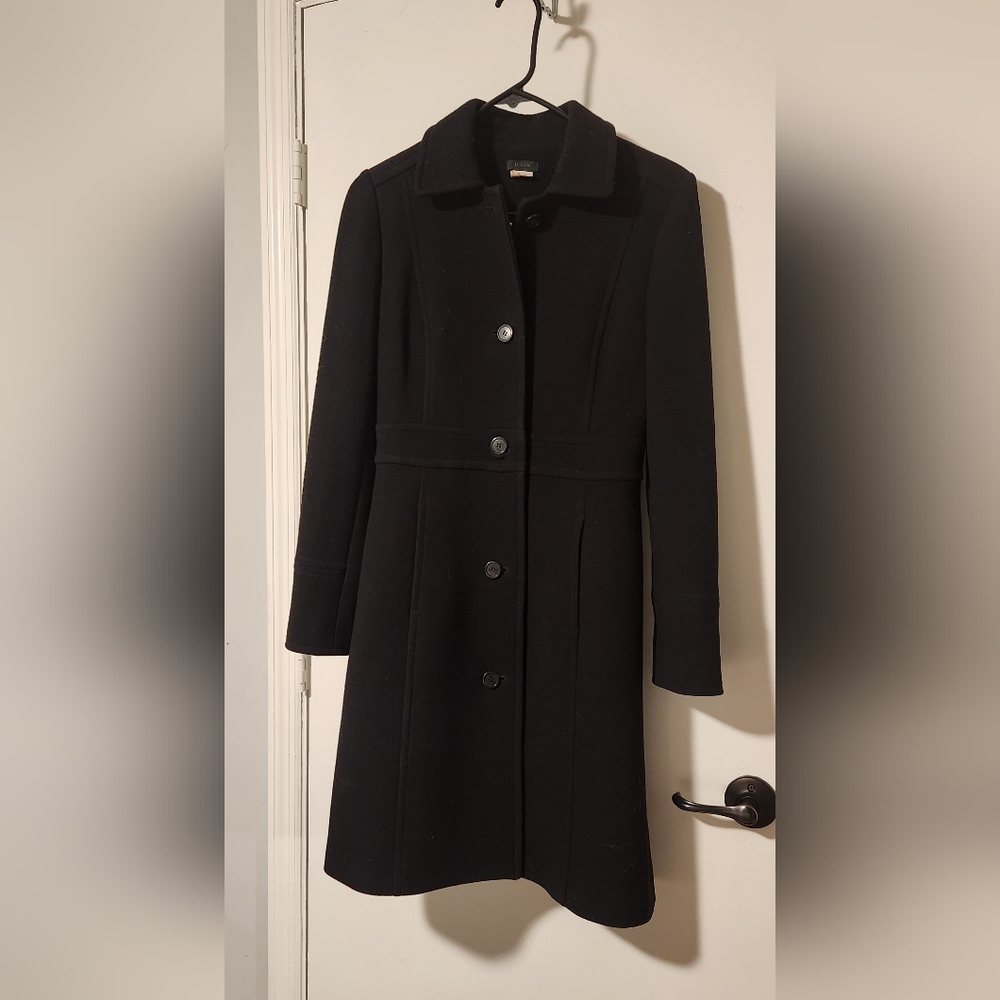 J. CREW Elegant Black Women's Coat